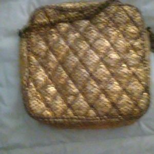 Gold Vera Wang crossbody